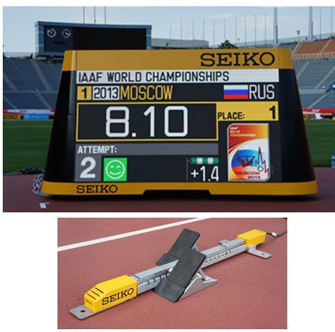 New LED board and starting blocks  