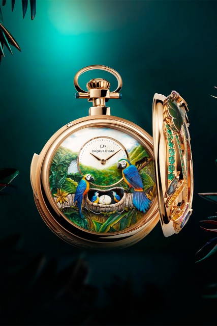 no.338 オーシャンジェイドと小鳥 Jaquet Droz: Bird Sanctuary | Worldtempus