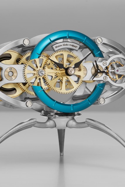 Maison Alcée x MB&F Nostromo alien clock collaboration