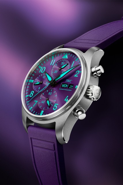 IWC Pilot's Watch PETRONAS green accents