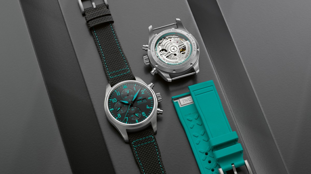 iwc pilot chronograph mercedes amg