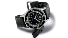 premier modèle Fifty Fathoms lancé en 1953 © Blancpain