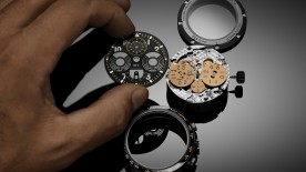 Montre d’aviateur Chronographe Performance Calendrier Perpétuel Digital Date mois © IWC Schaffausen