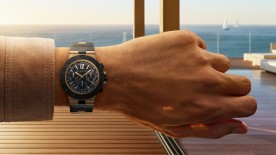 The Bvlgari Bronzo Chronograph for the new campaign © Bvlgari 