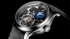 Endeavour Minute Repeater Cylindrical Tourbillon Skeleton Cosmic Rain © H. Moser & Cie.