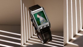 A lady, Lake Geneva and a sunset  - Jaeger-LeCoultre