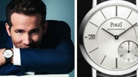 New ambassador Ryan Reynolds - Piaget