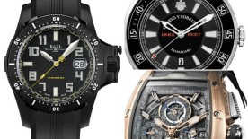 Three tough black sports watches - Summer watches