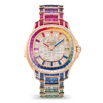 The Aquanaut Luce “Rainbow” Minute Repeater Haute Joaillerie 5260/1455R-001 © Patek Philippe 