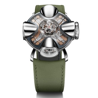 Horological Machine Nº11 Architect Red Gold © MB&F
