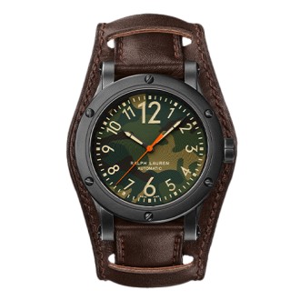 Ralph Lauren 42 mm Safari Chronometer camo dial © Ralph Lauren