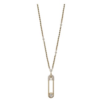 Safety Pin Long Necklace Couture Limited Edition
