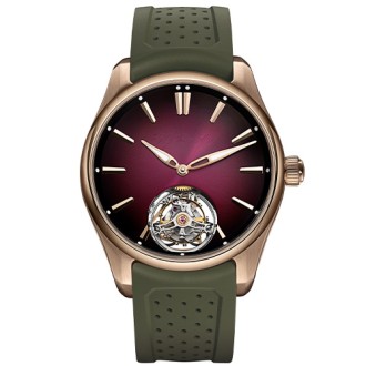Pioneer Tourbillon Burgundy © H.Moser & Cie.