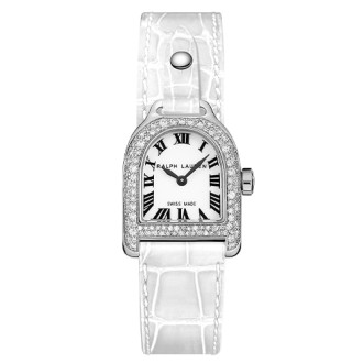 Stirrup Mini Steel snowfall diamond case © Ralph Lauren