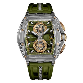 Chrono GMT Grey Steel/Kaki © Cvstos