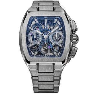 Metropolitan Chrono Titanium Blue SQLT © Cvstos
