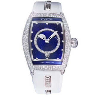 Re-Belle Moon Steel/Diamond Snow Setting Blue Aventurine © Cvstos
