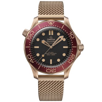 Seamaster Diver 300M Bronze Gold et Bordeaux  © Omega