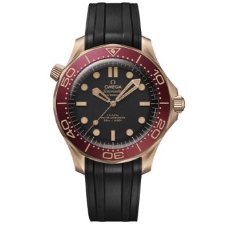 Seamaster Diver 300M Bronze Gold et Bordeaux  © Omega