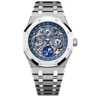 ROYAL OAK PERPETUAL CALENDAR "150th ANNIVERSARY" OPENWORKED ©Audemars Piguet