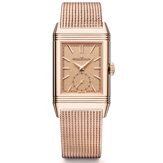 Reverso Tribute Monoface Small Seconds in 18-carat pink gold (750/1000) © Jaeger-LeCoultre