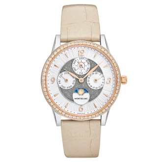 Montblanc Bohème Perpetual Calendar bi-color et bracelet beige © Montblanc