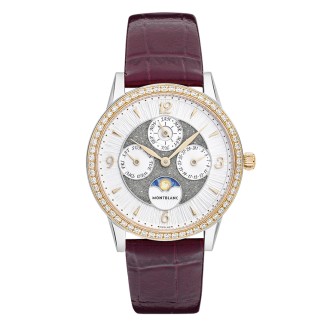 Clone of Montblanc Bohème Perpetual Calendar bi-color et bracelet bordeaux © Montblanc