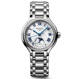 LONGINES PRIMALUNA acier et diamants © Longines 