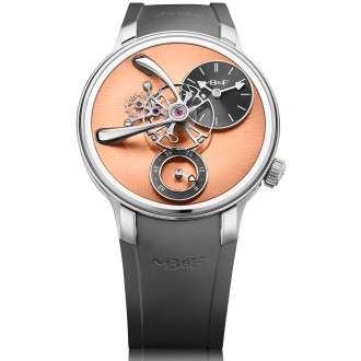 LM101 EVO salmon CVD dial plate © MB&F