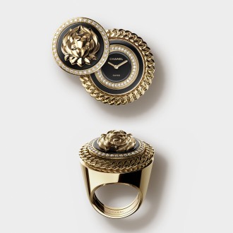 Mademoiselle Privé Bouton Lion ring
