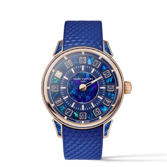 Tambour Spin Time Australia's Opal in Rose Gold © Louis Vuitton