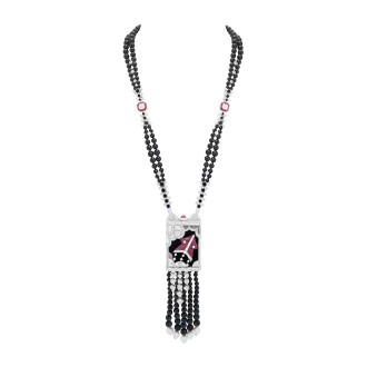 Cerf-Volant long necklace watch