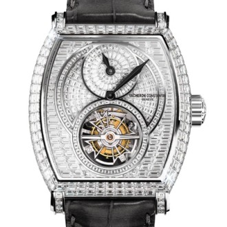Regulator tourbillon high jewellery invisible-setting