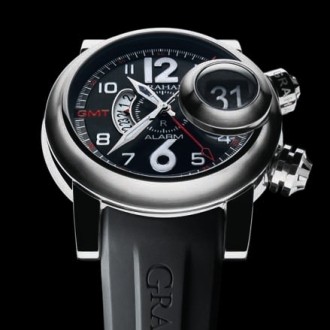Alarm GMT Black