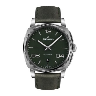 Steel Case & Mat Green Dial