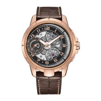 Double Barrel Rose Gold