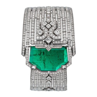 Montre à Secret, Haute Joaillerie, Emeraude