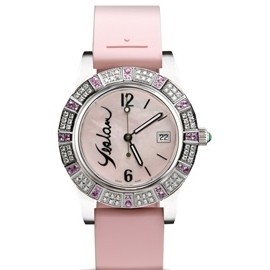 Lady's Sport Quartz, Diamond set model, Pink