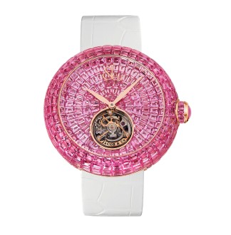 Brilliant Flying Tourbillon Pink Sapphires