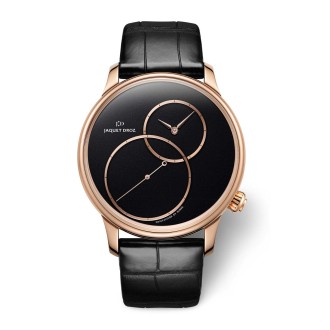 Grande Seconde Off-Centered Black Jade