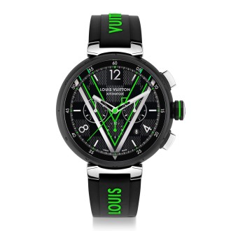 Tambour Damier Graphite Race Chronograph