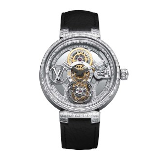 Tambour Moon Tourbillon Volant "Poinçon de Genève" Pavée
