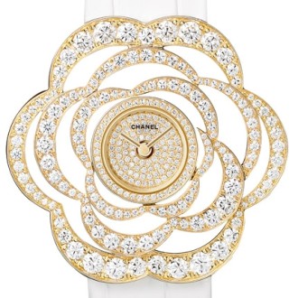 Fil de Camélia, Or jaune 18 carats