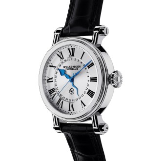 Serpent Calendar Silvered Dial