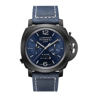 Luminor Chrono Monopulsante GMT Blu Notte