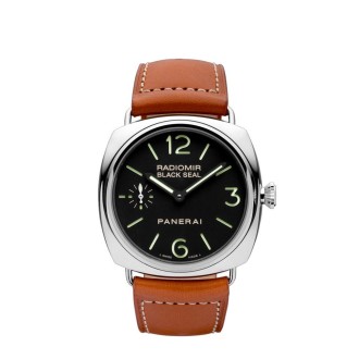 PAM00183 Black Seal Acciaio 45mm