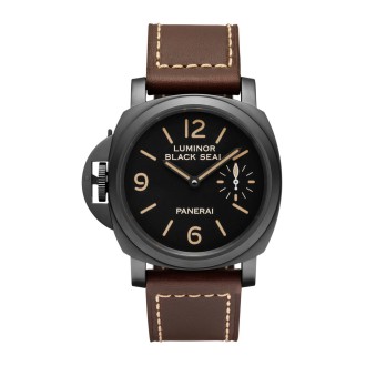 PAM00786 - Luminor Black Seal Left-Handed 8 Days Acciaio DLC- 44mm