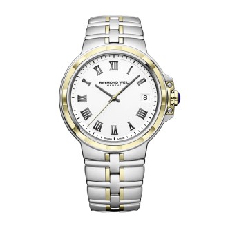 Parsifal Men's Quartz Classic Two-Tone White 