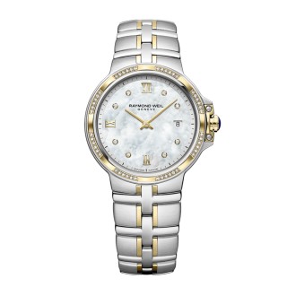 Parsifal Ladies Quartz Classic Two-Tone 56 Diamond Dial 