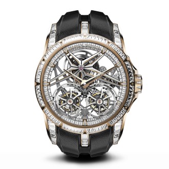 Excalibur Skeleton Double Flying Tourbillon